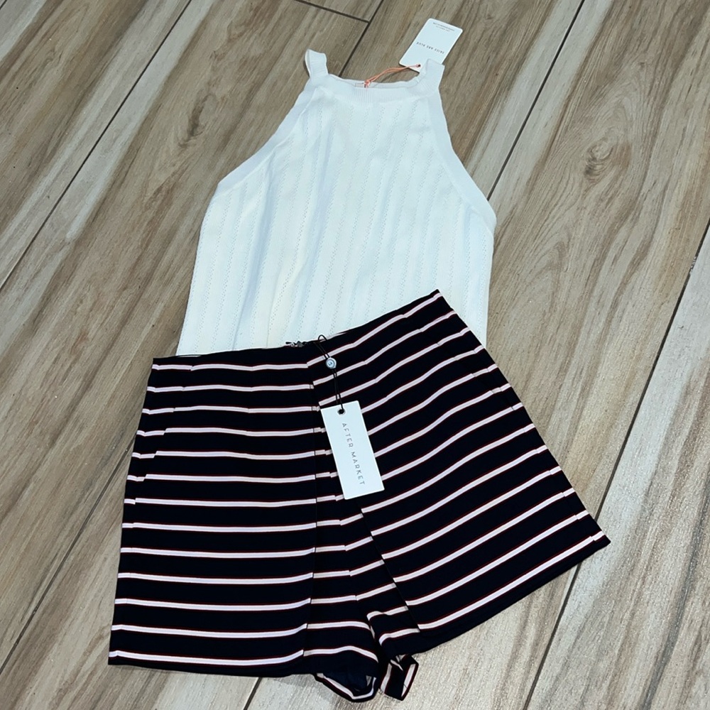 After Market Blue and Red Skort NWT